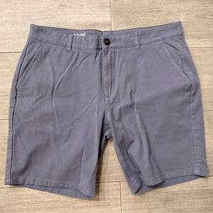 Men's Mugsy Jeans MARINAS Blue K6SNBU Chino Shorts Waist Size 36 Inseam 9" New